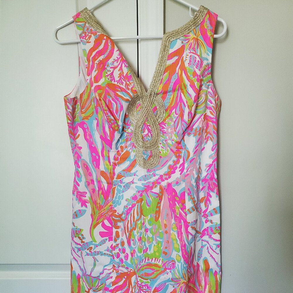 Lilly Pulitzer Size 6 sheath dress knee-length